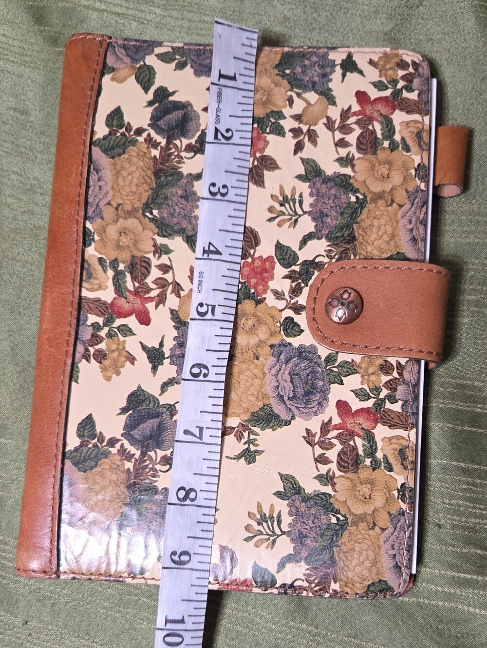 Patricia Nash Italian Leather Day Planner Notebook 6-ring Floral - Picture 6 of 6